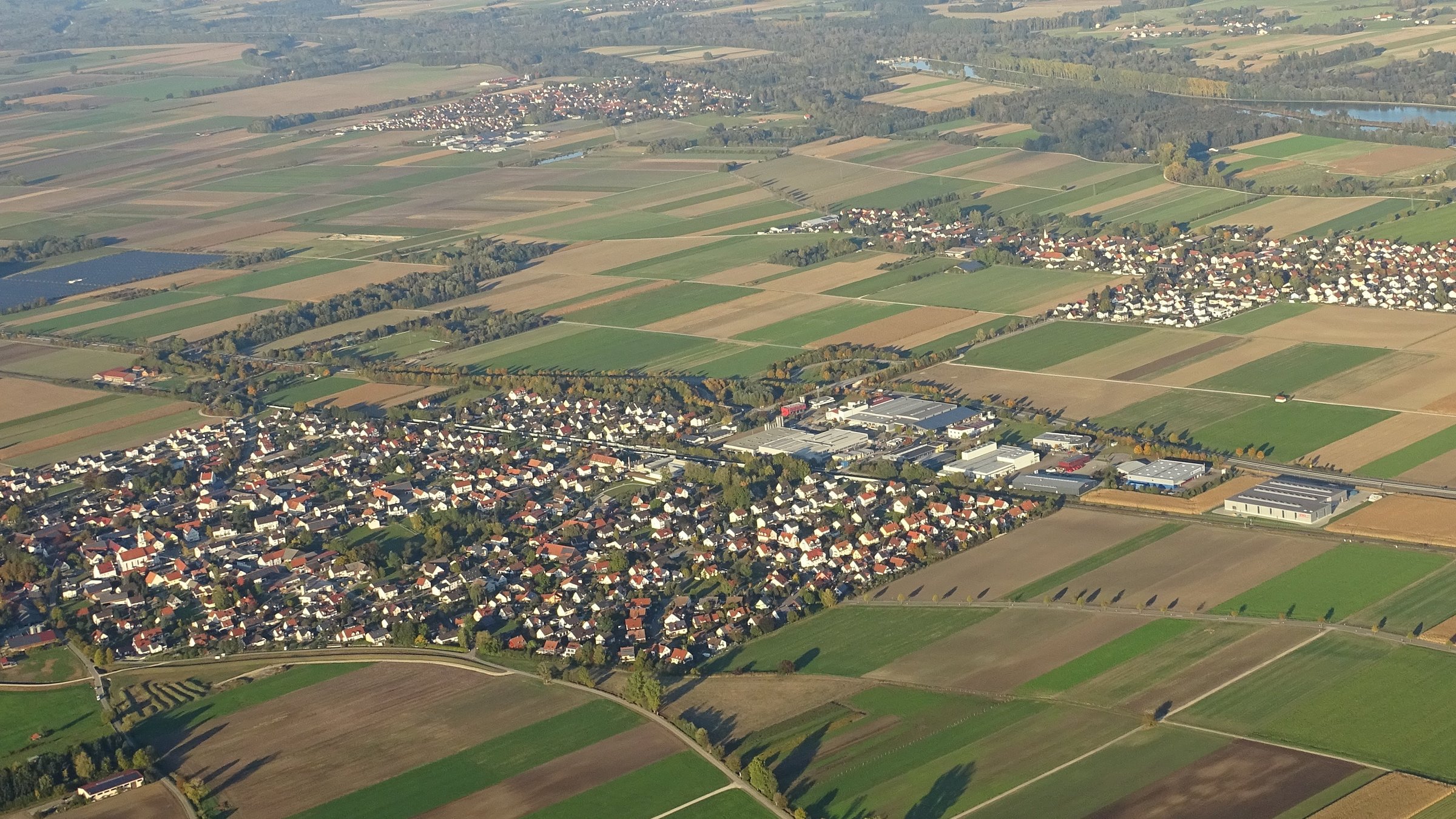 Gewerbegebiet Luftbild